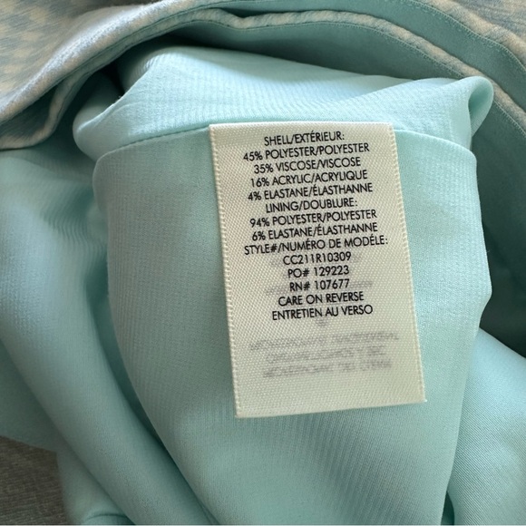 Alice + Olivia Renna Wrap Skirt Houndstooth Preppy Size 6 - Picture 5 of 7